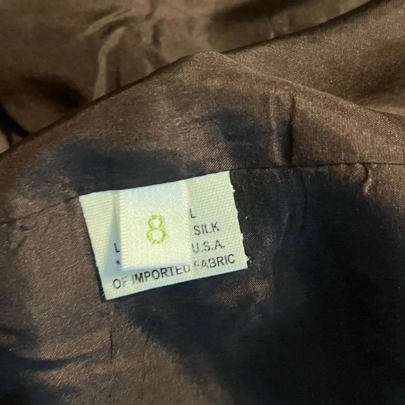 CHARLES CHANG-LIMA Classic Wool Top Coat Size 8 - Picture 9 of 11